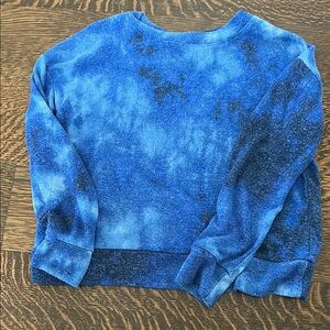 GAP kids Blue Tie-Dye Crew Neck Sweater